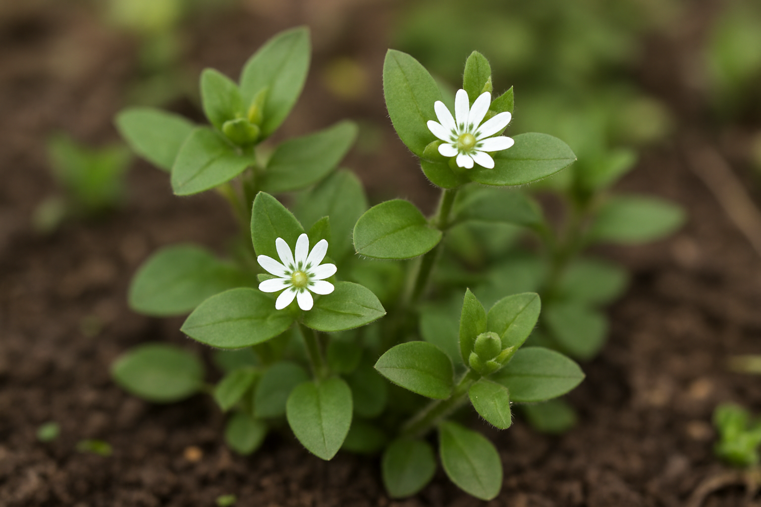 3. Chickweed: Edible Ground Cover